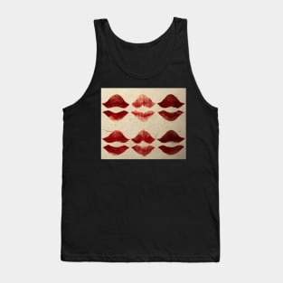 Lipstick kisses Tank Top